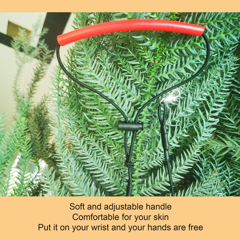 VANTRONIK Adjustable Bird Harness with 80 Inch Leash, Outdoor Flying Kit Training Rope for Bird Parrots Cockatiel S Size Weight 70-120 Grams, Burgundy Red - Image 3